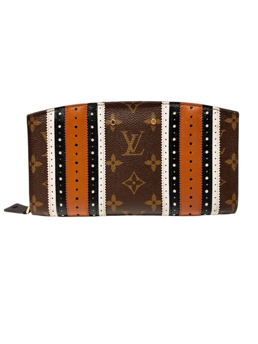 Louis Vuitton Zippy Steamer Monogram Wallet Canvas Leather